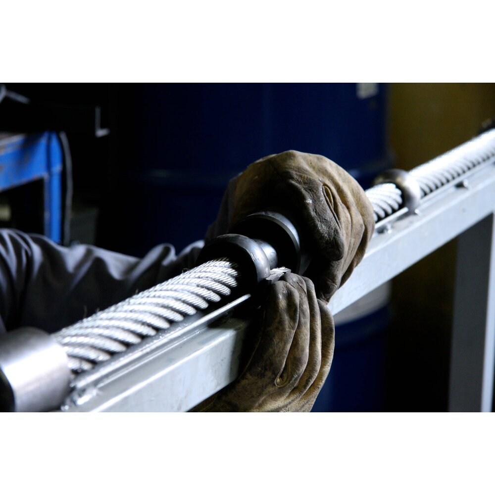 Wire rope training Traction Levage